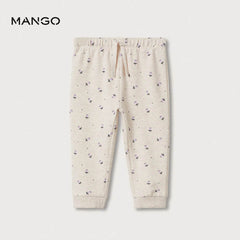 MANGO SAND MON AMOUR FLORAL TROUSER-3662