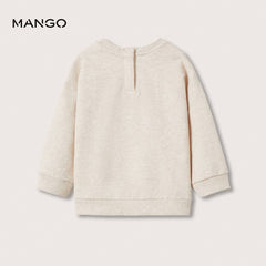 MANGO SAND MON AMOUR SWEATSHIRT 27093655