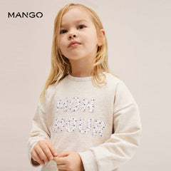 MANGO SAND MON AMOUR SWEATSHIRT 27093655
