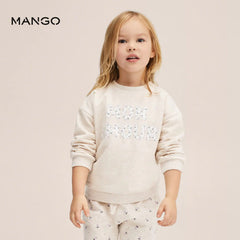 MANGO SAND MON AMOUR SWEATSHIRT 27093655