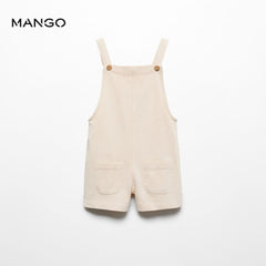 MANGO SAND SHORT COTTON DUNGAREE 67077921
