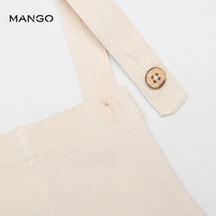 MANGO SAND SHORT COTTON DUNGAREE 67077921