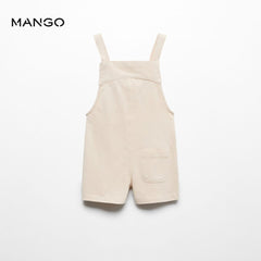 MANGO SAND SHORT COTTON DUNGAREE 67077921