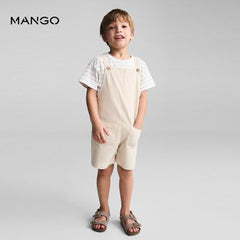 MANGO SAND SHORT COTTON DUNGAREE 67077921