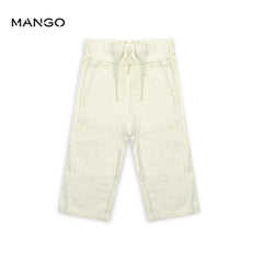 MANGO SAND SIDEBAND TROUSER