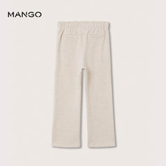 MANGO SAND STRAIGHT CUT-CROP TROUSER 72510