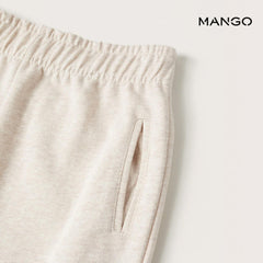 MANGO SAND STRAIGHT CUT-CROP TROUSER 72510