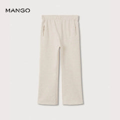 MANGO SAND STRAIGHT CUT-CROP TROUSER 72510