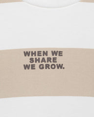 MANGO STRIPED WHEN WE SHARE PRINTED SWEATSHIRT WITH TROUSER SET