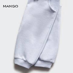 MANGO SKY BLUE COTTON JOGGER TROUSER 67074019