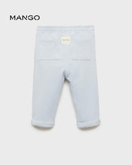 MANGO SKY BLUE COTTON JOGGER TROUSER 87081054