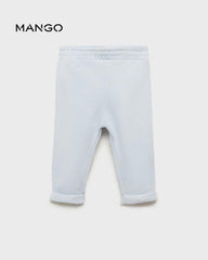MANGO SKY BLUE COTTON JOGGER TROUSER 87081054