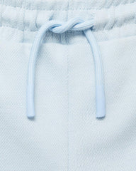 MANGO SKY BLUE COTTON SHORTS WITH DRAWSTRING