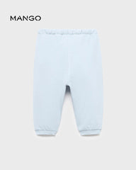 MANGO SKY BLUE DRAWSTRING JOGGER TROUSER 17084079