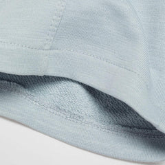 MANGO SKY BLUE ELASTIC WAIST BERMUDA SHORTS 67067711