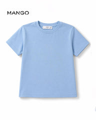 MANGO SKY BLUE ESSENTIAL SHORT SLEEVE T-SHIRT