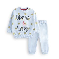 BRANDED DREAM & LAUGH PRINTED 2 PCS SET