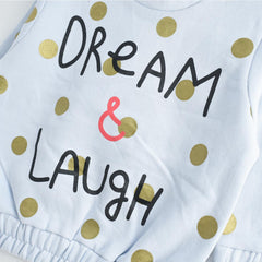 BRANDED DREAM & LAUGH PRINTED 2 PCS SET
