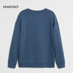 MANGO SPACE SYSTEM APPLIQUE SWEATSHIRT