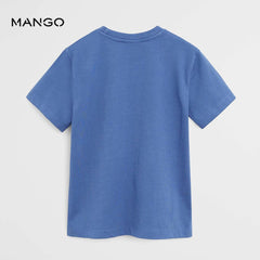 MANGO SURFER PRINTED COTTON T-SHIRT WITH TROUSER 2 PCS SET