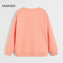 MANGO TOGETHER IN PARADISE NEON SWEATSHIRT