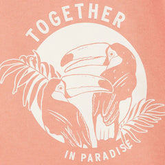 MANGO TOGETHER IN PARADISE NEON SWEATSHIRT
