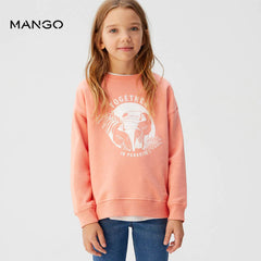 MANGO TOGETHER IN PARADISE NEON SWEATSHIRT