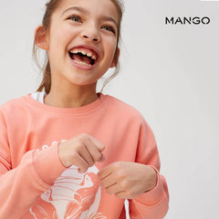 MANGO TOGETHER IN PARADISE NEON SWEATSHIRT