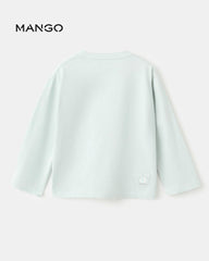 MANGO TURQUOISE HOME SHORT SLEEVE T-SHIRT