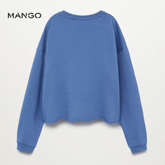 MANGO VENICE PRINTED CROP TOP