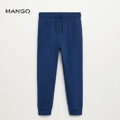 MANGO VIBRANT BLUE BOYS JOGGER TROUSERS