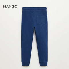 MANGO VIBRANT BLUE BOYS JOGGER TROUSERS