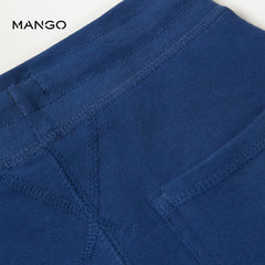MANGO VIBRANT BLUE BOYS JOGGER TROUSERS