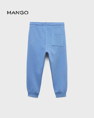 MANGO VIBRANT BLUE JOGGER STYLE TROUSER 17033289
