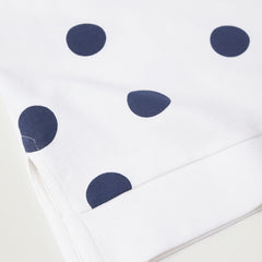 MANGO WHITE BLUE DOTED PRINT SWEATSHIRT 2021