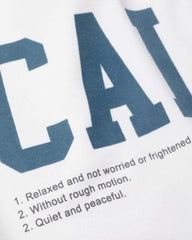 MANGO WHITE CALM PRINTED SWEATSHIRT