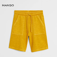 MANGO OFF WHITE EMBOSSED T-SHIRT 2 PCS SET