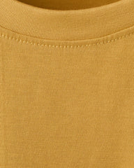 MANGO YELLOW SEARC PRINTED COTTON LONG SLEEVE T-SHIRT