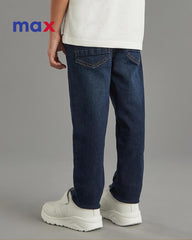 MAX BOYS DARK BLUE REGULAR FIT JEANS
