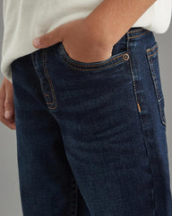 MAX BOYS DARK BLUE REGULAR FIT JEANS