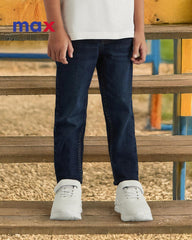MAX BOYS DARK BLUE REGULAR FIT JEANS