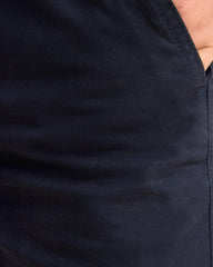 MAX DARK NAVY PLAIN COTTON SHORTS WITH POCKETS