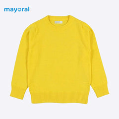 MAYORAL YELLOW FINE KNIT JUMPER