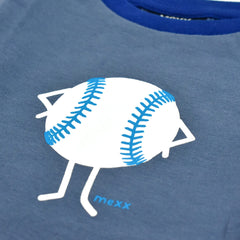 MEXX GREY BASEBALL T-SHIRT