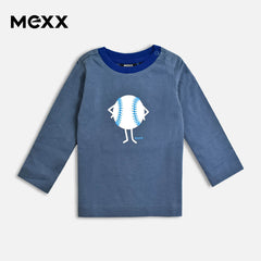 MEXX GREY BASEBALL T-SHIRT