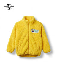MINIONS PLUSH FLEECE JACKET WITH REMOVABLE HOOD