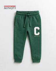 MINOTI GREEN CMD FLEECE HOODIE WITH TROUSER SET