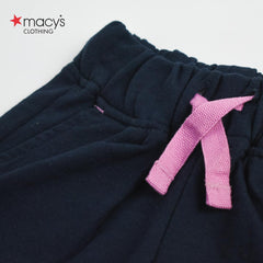 MACYS DARK NAVY EVERYDAY GIRLS SHORTS