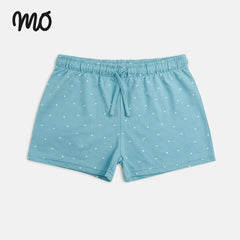 MO GIRLS BLUE DOTTED SHORT