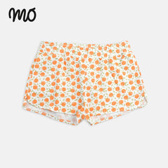 MO GIRLS ORANGES PRINTED SHORTS